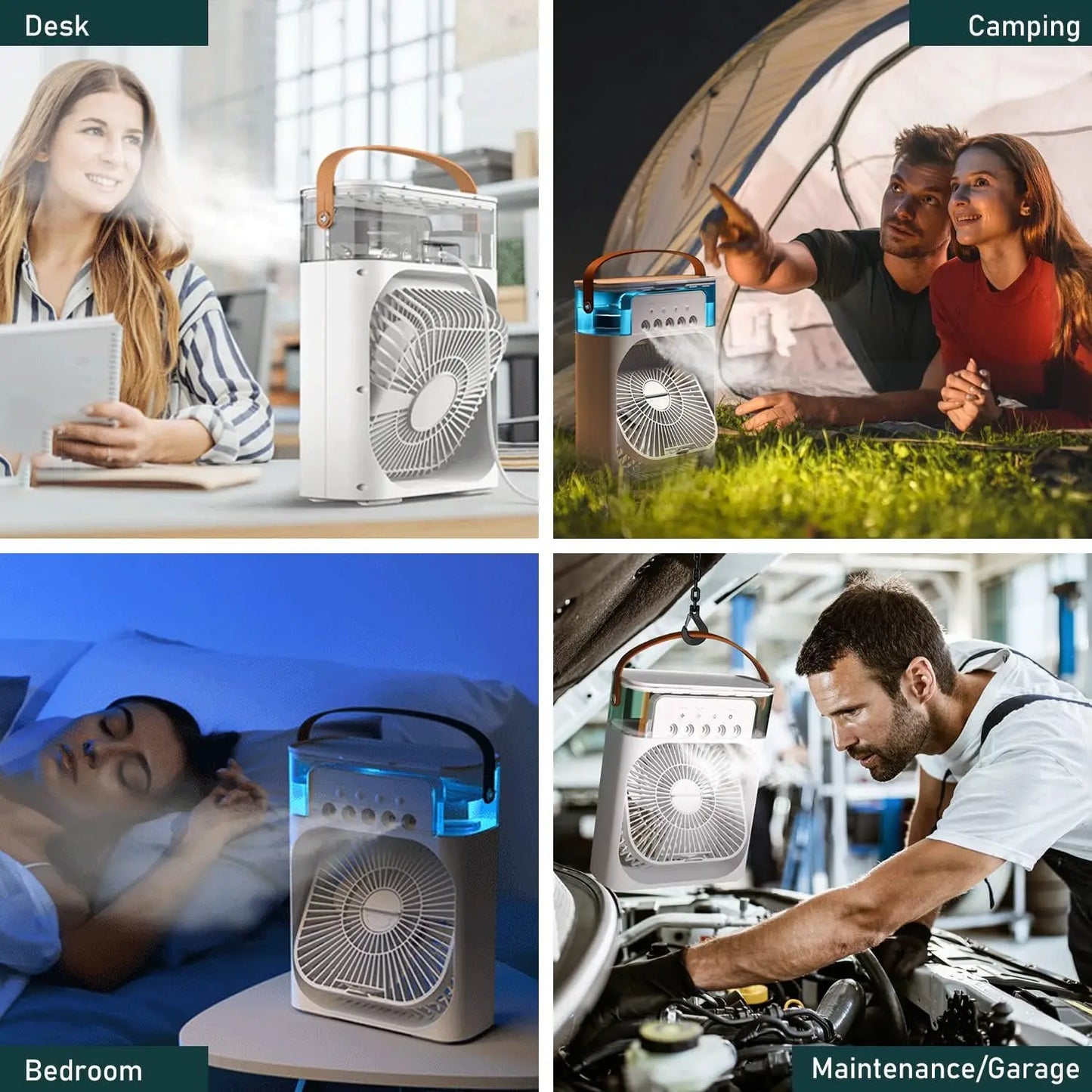 Aire Acondicionado Portátil 4 en 1 – Frescura Inmediata en Cualquier Espacio