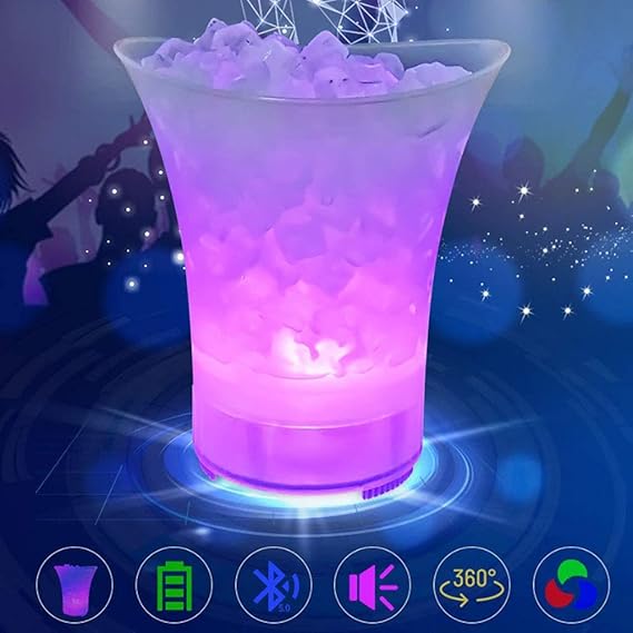 HIELERA MUSICAL - 🎵 ICE & SOUND™ LED SMART CON BOCINA BLUETOOTH DE ALTA POTENCIA
