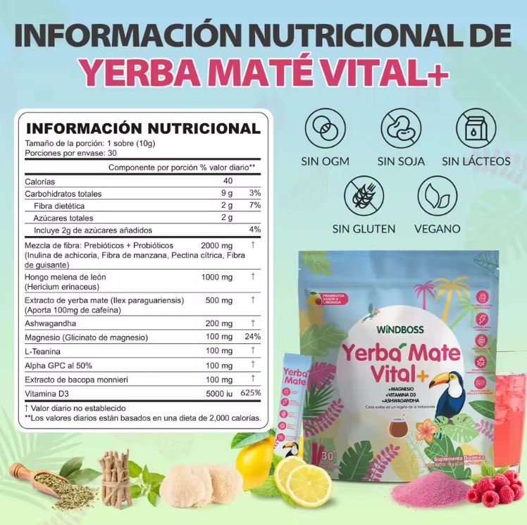 NeuroBalance Mix™:¡Mejora tu enfoque, energía y concentración con un solo sobre al día!