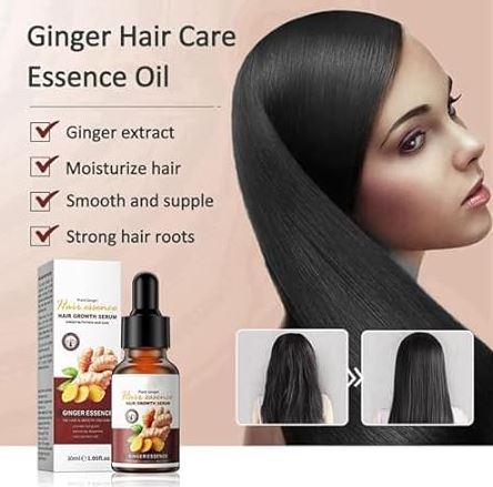 GingerGlow: ¡Despierta tu melena con el poder del jengibre natural! 🌱