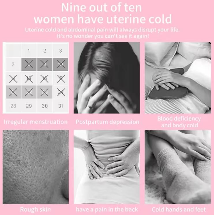 RUIAO™:💕 Despídete del dolor menstrual con calor terapéutico y masaje relajante