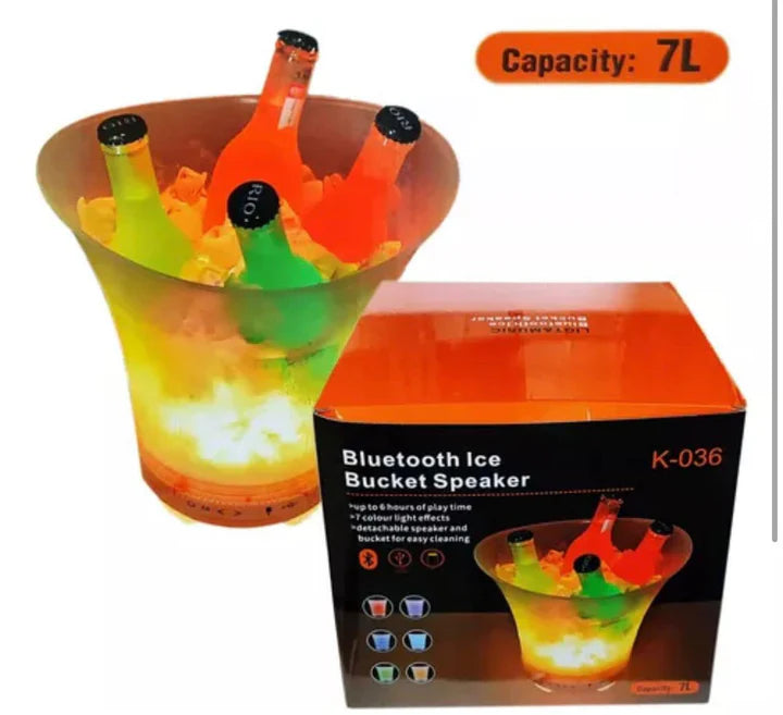HIELERA MUSICAL - 🎵 ICE & SOUND™ LED SMART CON BOCINA BLUETOOTH DE ALTA POTENCIA