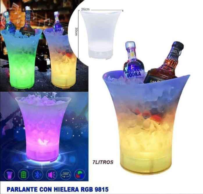 HIELERA MUSICAL - 🎵 ICE & SOUND™ LED SMART CON BOCINA BLUETOOTH DE ALTA POTENCIA