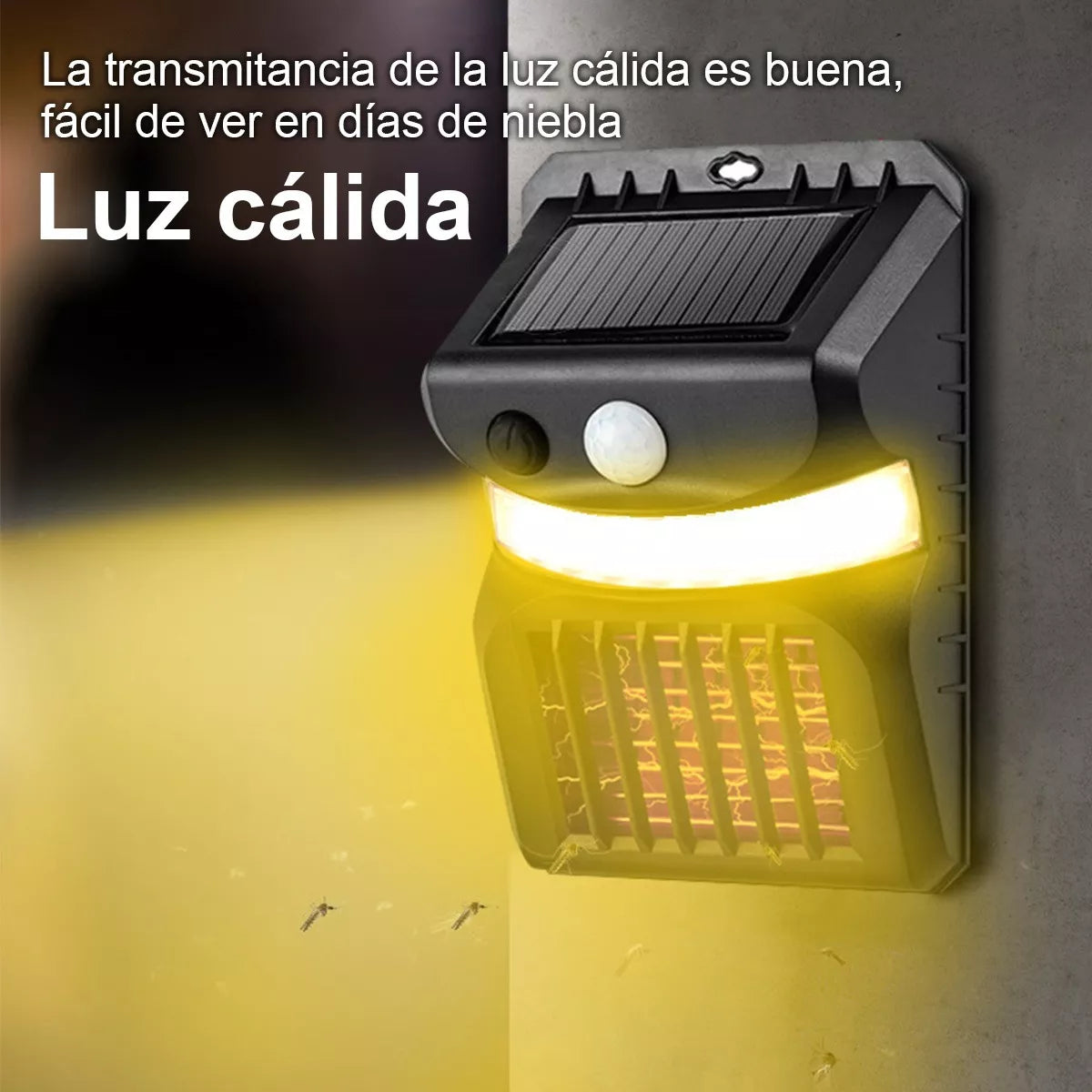 Pack 2 Lámparas solares anti-mosquitos y todo tipo de insectos.
