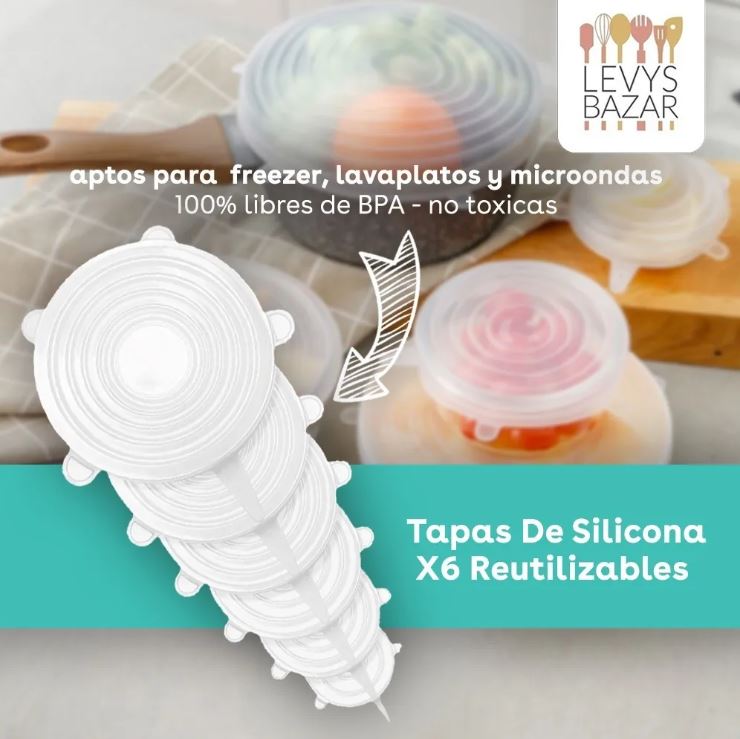 SealFlex™: 12 Tapas de silicona reutilizables que sellan frescura en segundos 🍓🥑♻️