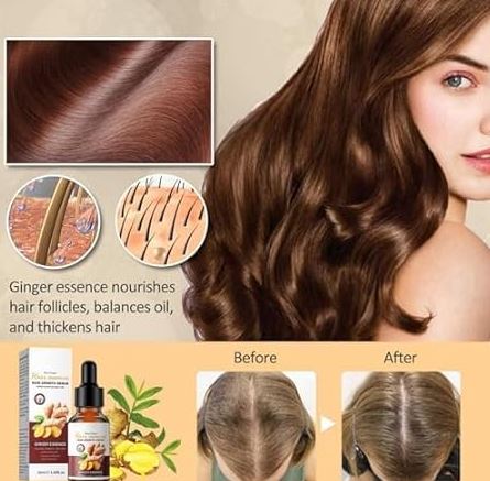 GingerGlow: ¡Despierta tu melena con el poder del jengibre natural! 🌱