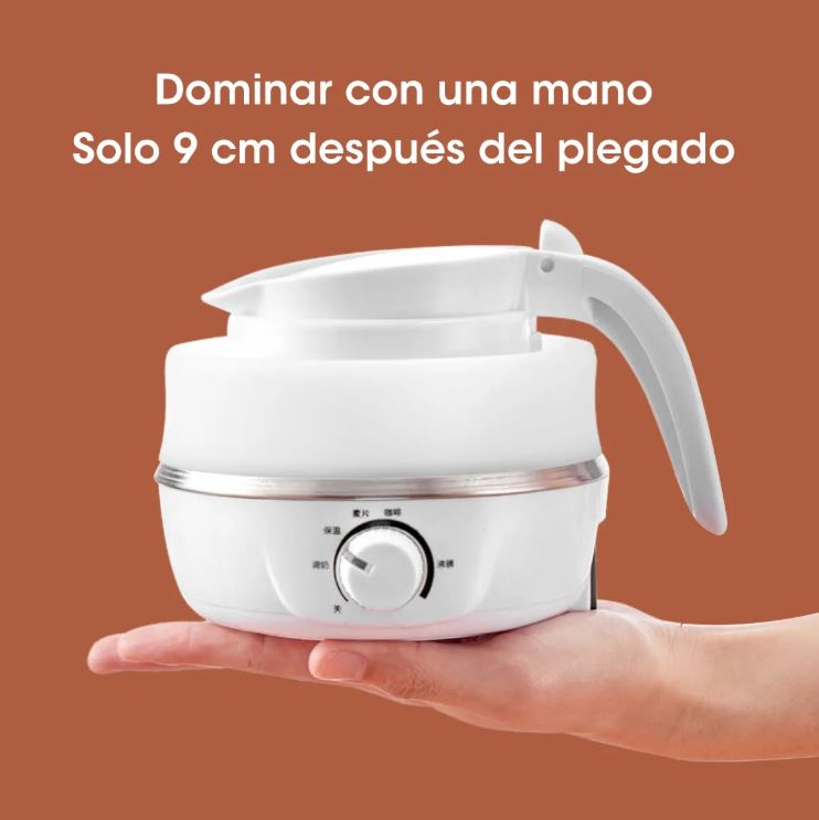 FlexiKettle™:El hervidor plegable ideal para viajes y oficina