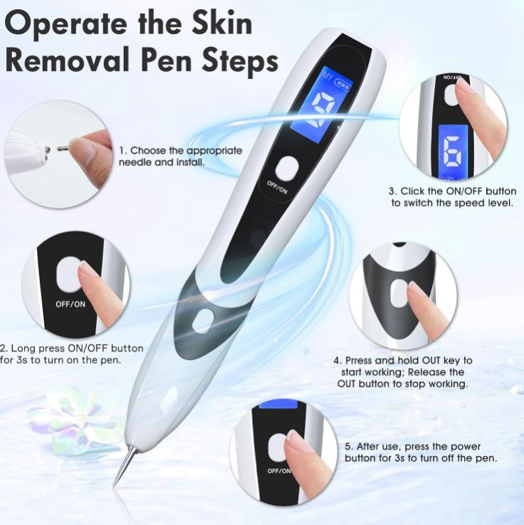 ClearSkin Pro™ – Elimina Manchas, Verrugas y Tatuajes Desde Casa