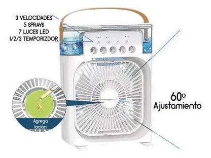 Aire Acondicionado Portátil 4 en 1 – Frescura Inmediata en Cualquier Espacio