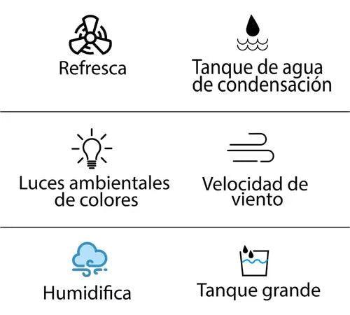 Aire Acondicionado Portátil 4 en 1 – Frescura Inmediata en Cualquier Espacio