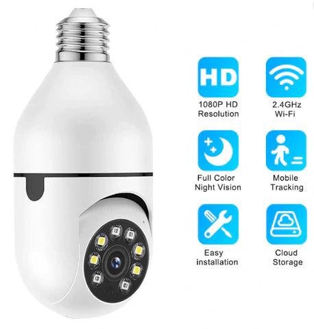 Foco Cámara Smart de Seguridad 360°