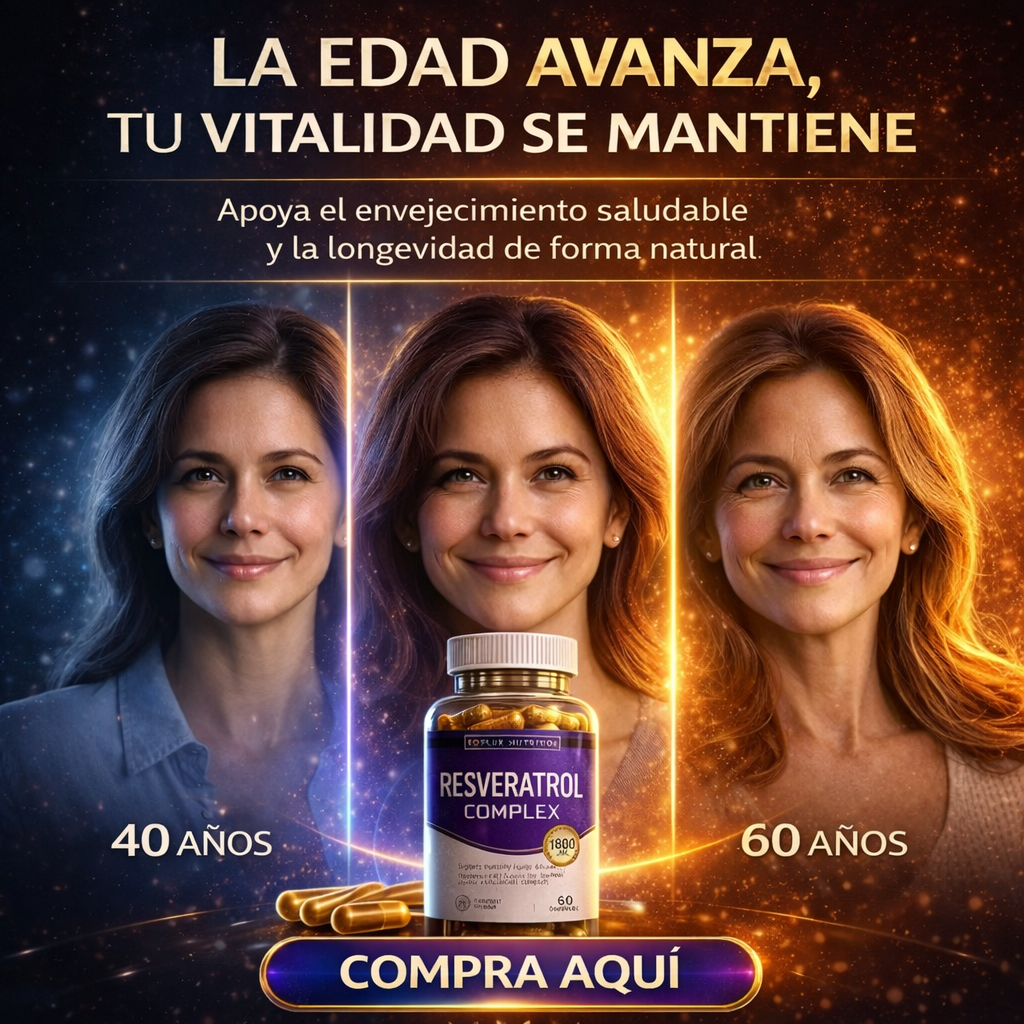 Resveratrol Complex- para el envejecimiento saludable, apoyo general de la salud, sistema inmunológico