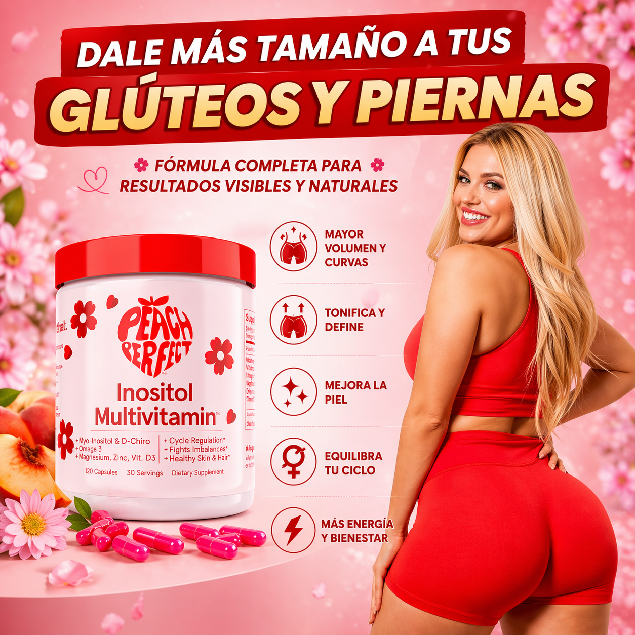 Peach Perfect Inositol Multivitamin