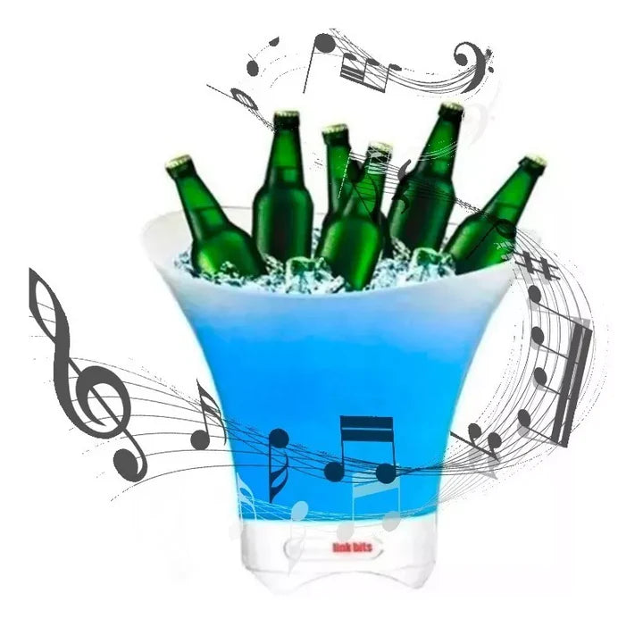 HIELERA MUSICAL - 🎵 ICE & SOUND™ LED SMART CON BOCINA BLUETOOTH DE ALTA POTENCIA