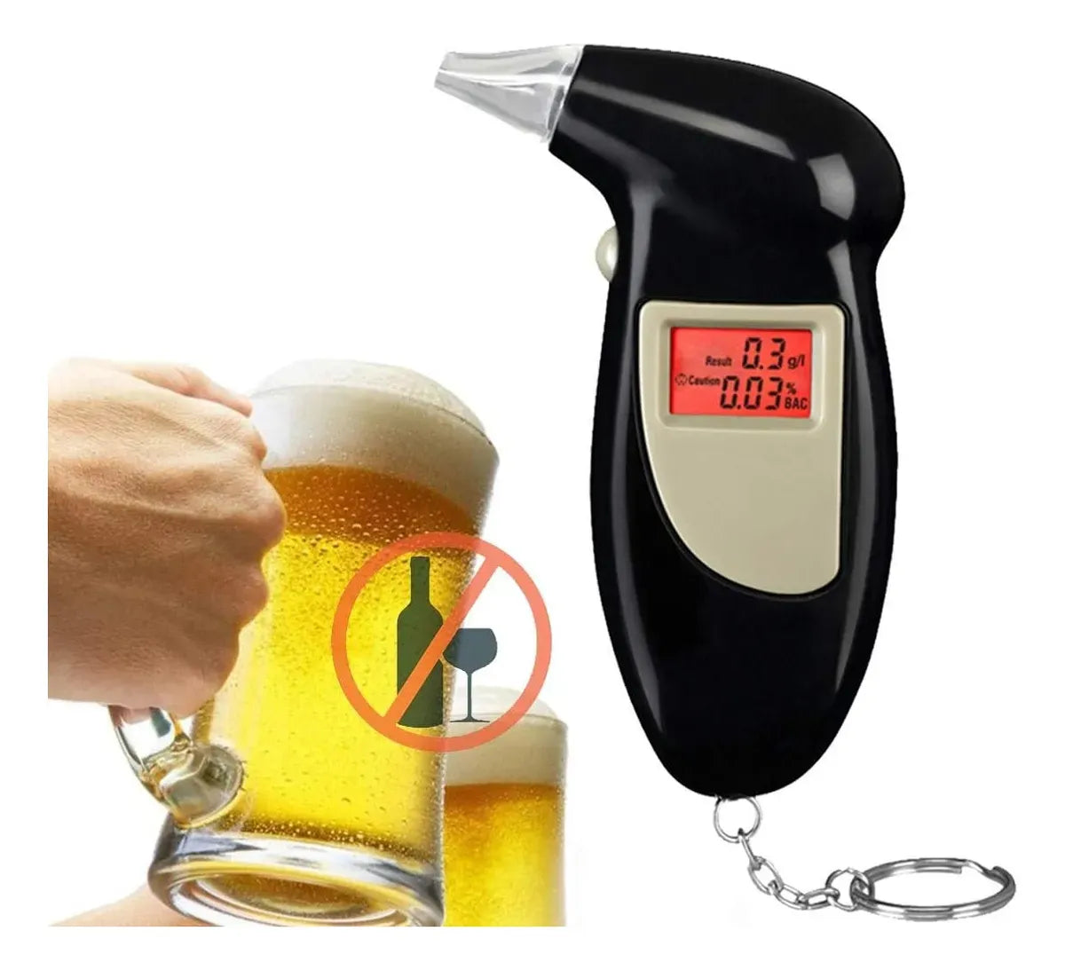 🚗 Alcoholímetro Digital – ¡Conduce con responsabilidad y seguridad!