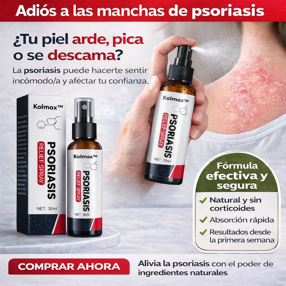 Spray de Alivio para la Psoriasis Kolmax™