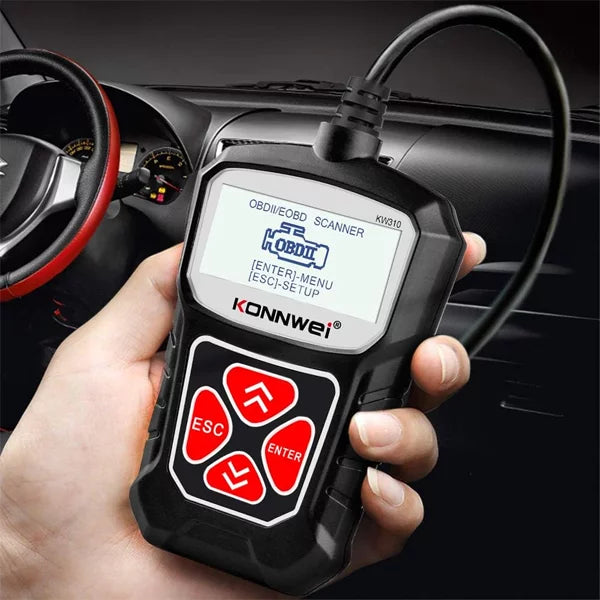 Escáner Automotriz KONNWEI KW310 – Diagnóstico OBD2 Preciso y Rápido