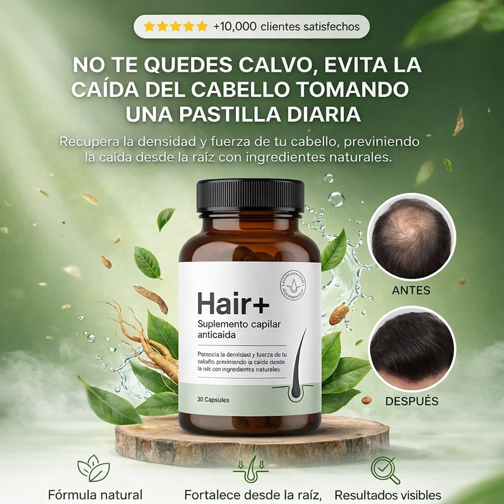 Suplemento para el crecimiento capilar BIGVITA Hair+