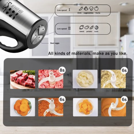 Picadora eléctrica para Carne y Verduras 🥩⚡ Cocina sin esfuerzo