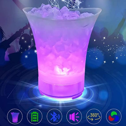 HIELERA MUSICAL - 🎵 ICE & SOUND™ LED SMART CON BOCINA BLUETOOTH DE ALTA POTENCIA