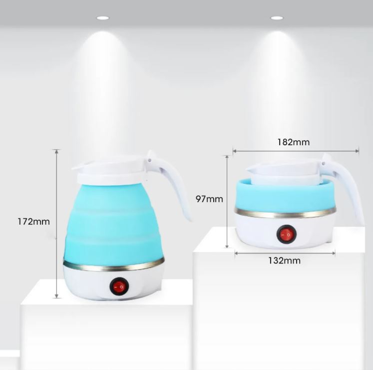 FlexiKettle™:El hervidor plegable ideal para viajes y oficina