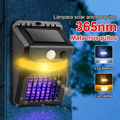 Pack 2 Lámparas solares anti-mosquitos y todo tipo de insectos.