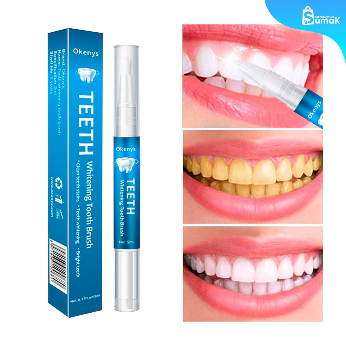 SmilePen Pro™ – Blanquea tus dientes con tecnología profesional, desde casa
