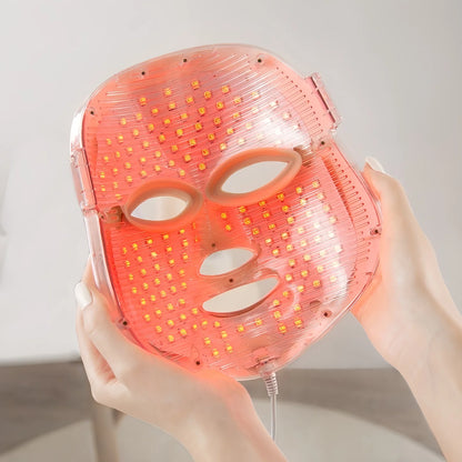 Máscara Facial LED con Tecnología de Cromoterapia®, Innovación para tu Piel 😍 50%OFF 🎁