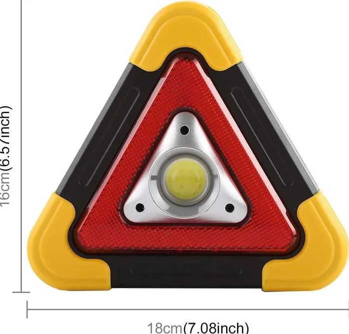 Triángulo LED Salvavidas 5 en 1:🚨 ¡La Emergencia No Espera! Protege 🔥