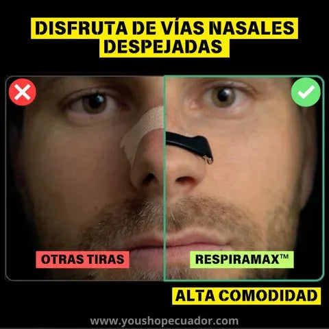 RespiraMax™ – Duerme Mejor y Rinde Más con Respiración Sin Obstáculos