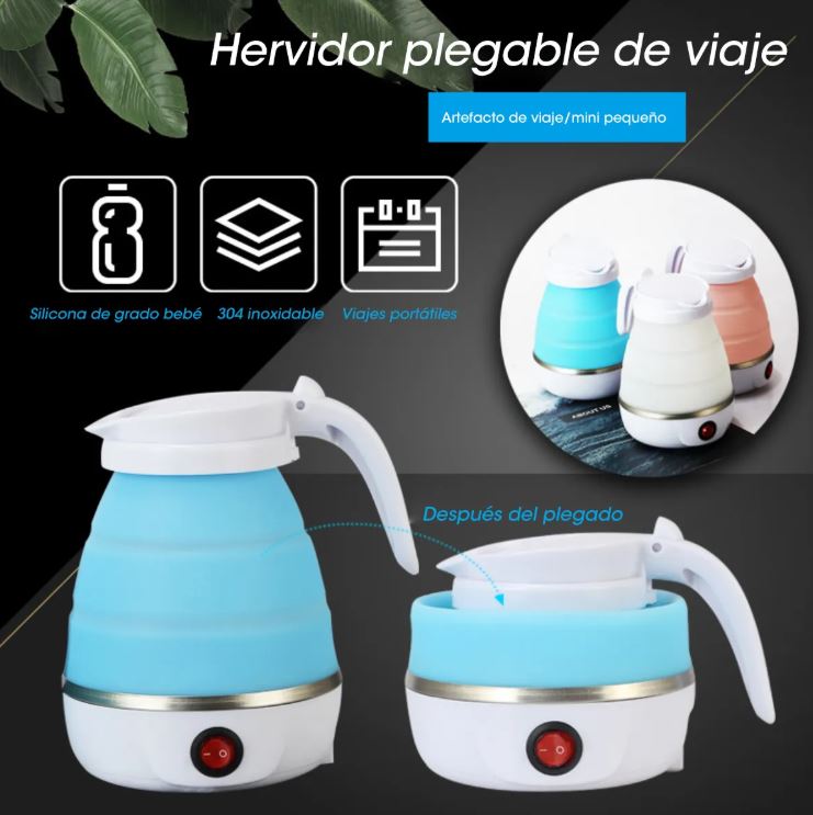 FlexiKettle™:El hervidor plegable ideal para viajes y oficina