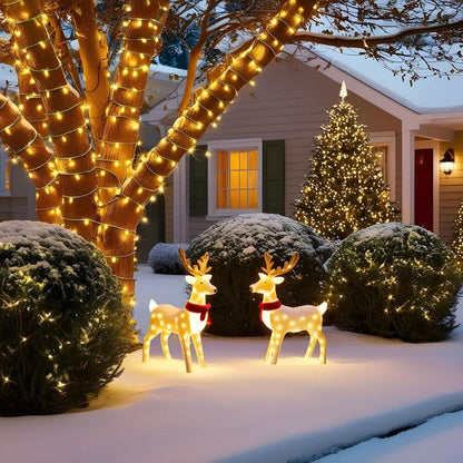 LUCES NAVIDEÑAS CON PANEL SOLAR I 25 METROS 300 LED