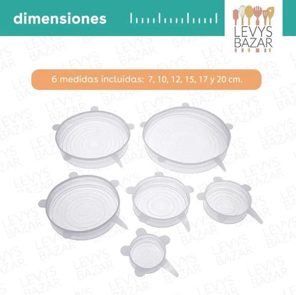 SealFlex™: 12 Tapas de silicona reutilizables que sellan frescura en segundos 🍓🥑♻️