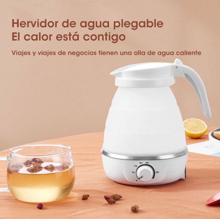 FlexiKettle™:El hervidor plegable ideal para viajes y oficina
