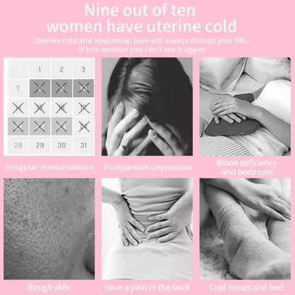RUIAO™:💕 Despídete del dolor menstrual con calor terapéutico y masaje relajante