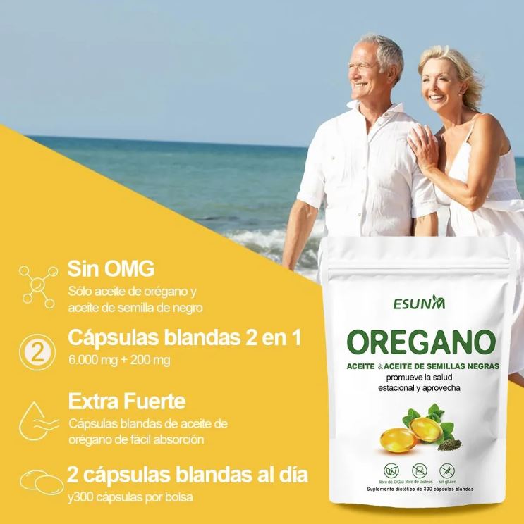 OregaShield™:Refuerza tu sistema inmunológico de forma potente y segura 300 CAPSULAS