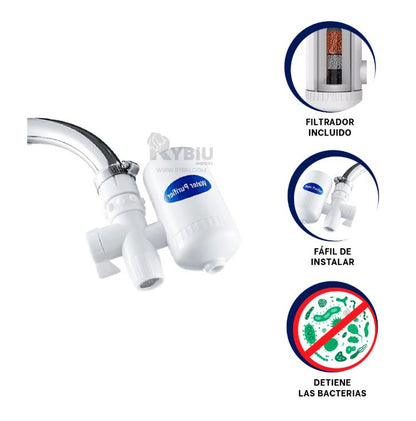 ✨ CrystalPure 360 :🔬🚫 99.99% de impurezas fuera: elegancia y salud en tu grifo