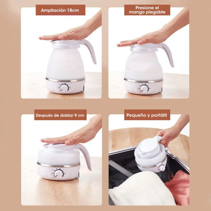 FlexiKettle™:El hervidor plegable ideal para viajes y oficina