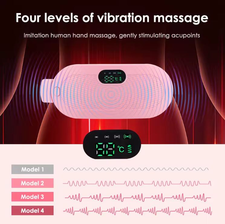 RUIAO™:💕 Despídete del dolor menstrual con calor terapéutico y masaje relajante