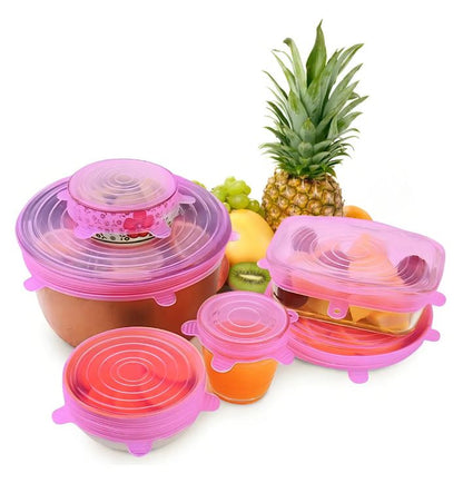 SealFlex™: 12 Tapas de silicona reutilizables que sellan frescura en segundos 🍓🥑♻️