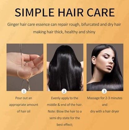 GingerGlow: ¡Despierta tu melena con el poder del jengibre natural! 🌱