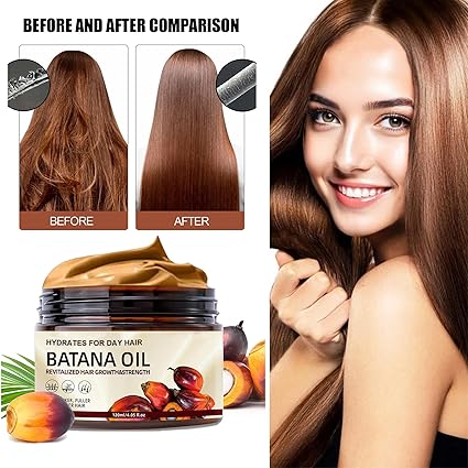 Aceite de batana para el crecimiento del cabello, aceite natural puro para el cabello , anti pérdida de cabello, evita que el cabello elimine las puntas abiertas para hombres y mujeres, 4.05 onzas líquidas
