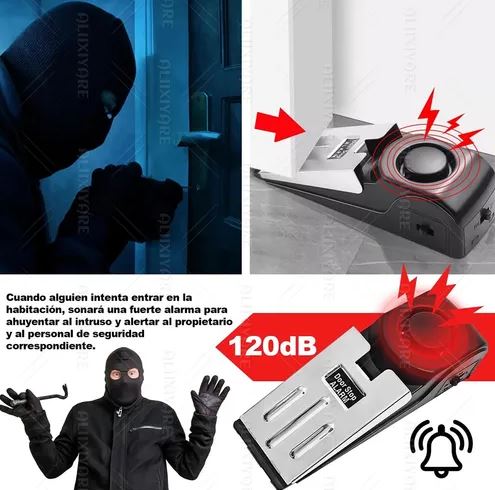 🔒 SafeTrip Lock™:⚡🔊 Bloqueo + Alarma: la dupla perfecta para tu tranquilidad y defensa