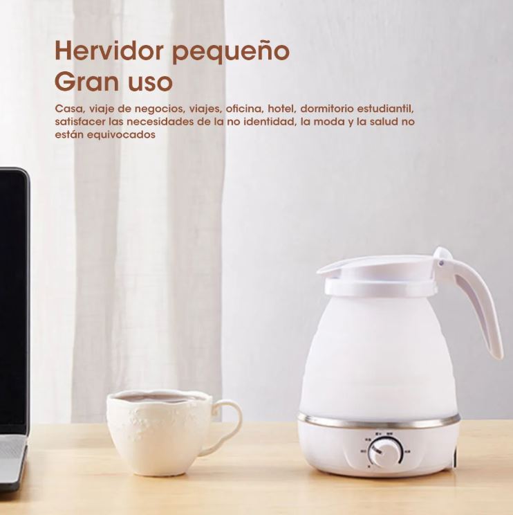 FlexiKettle™:El hervidor plegable ideal para viajes y oficina