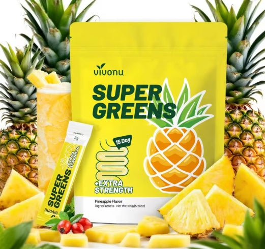 Paquete de Polvo de Piña - Sabor Puro de Piña, Sabroso y Saludable, Limpia el Tracto Intestinal y Ayuda a Mantener un Sistema Digestivo Saludable, Vale la Pena Tener para la Salud Familiar.