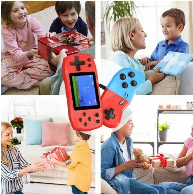 Consola de videojuegos retro de 3.0 pulgadas tiene 620 juegos clásicos incorporados