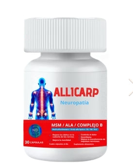 ALLICARP Tratamiento para la Neuropatia 30 cápsulas
