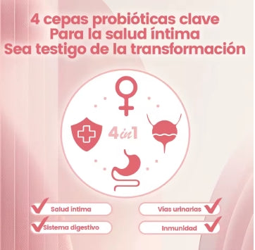 VIVONU Probióticos para la Mujer, Cuidado Diario, Nueva Actualización - Quiérete Más, Múltiples Cepas Probióticas Regulan las Actividades Diarias Normales, Cuídate, 60 Cápsulas Vegetales, Cuidado Diario Multicepas, Pro