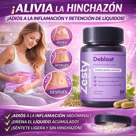 Debloat -para apoyar el confort digestivo y Alivia Hinchazón