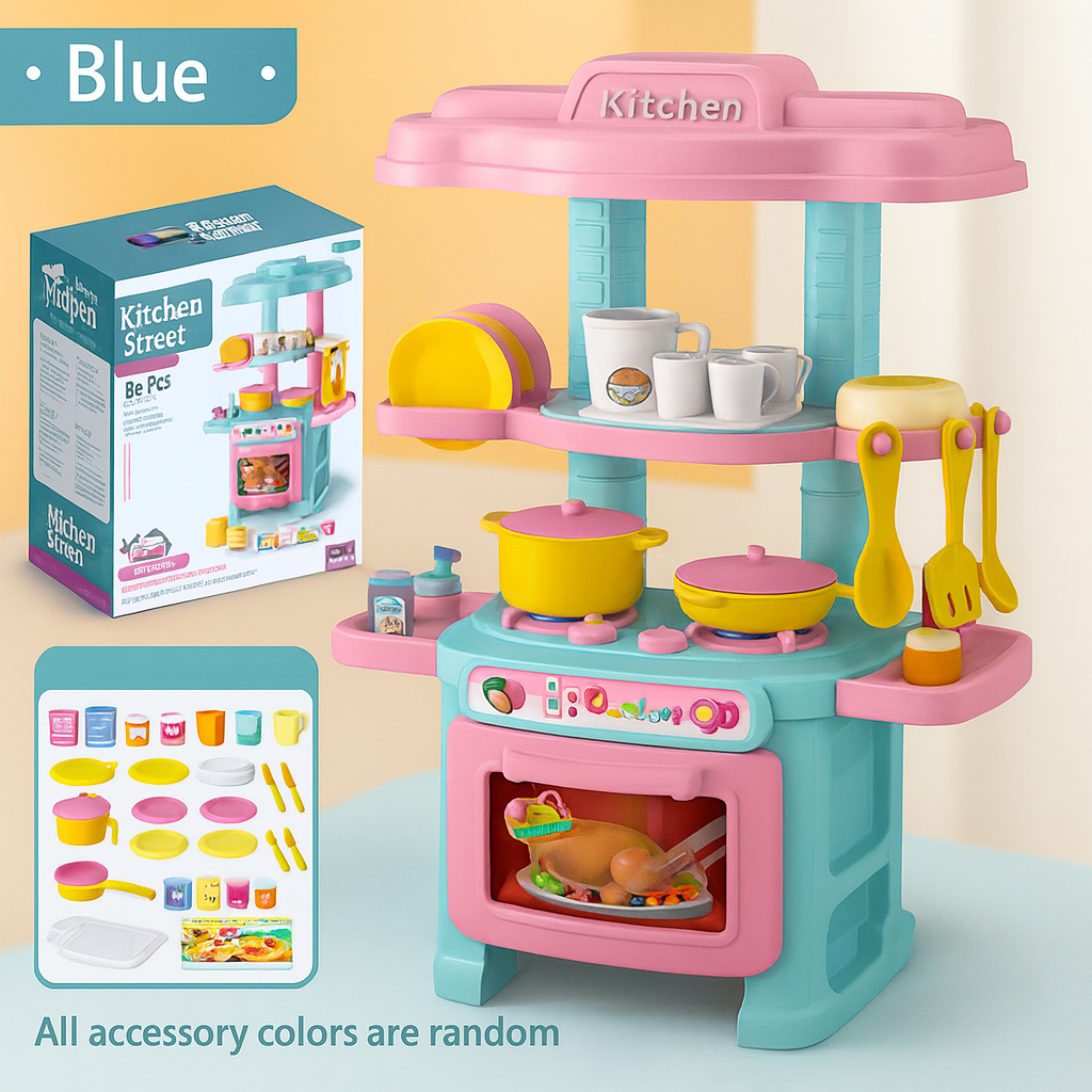 🍳 SET DE JUGUETES DE COCINA MINIATURA 48 PIEZAS – DIVERSIÓN, IMAGINACIÓN Y APRENDIZAJE PARA LOS PEQUEÑOS CHEFS 👧🧑‍🍳